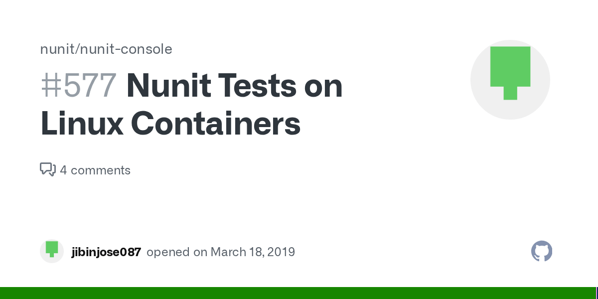 Nunit Tests on Linux Containers · Issue 577 · nunit/nunitconsole · GitHub