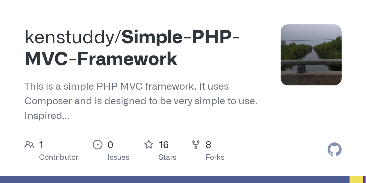 SimplePHPMVCFramework/core/Router.php at master · kenstuddy/Simple