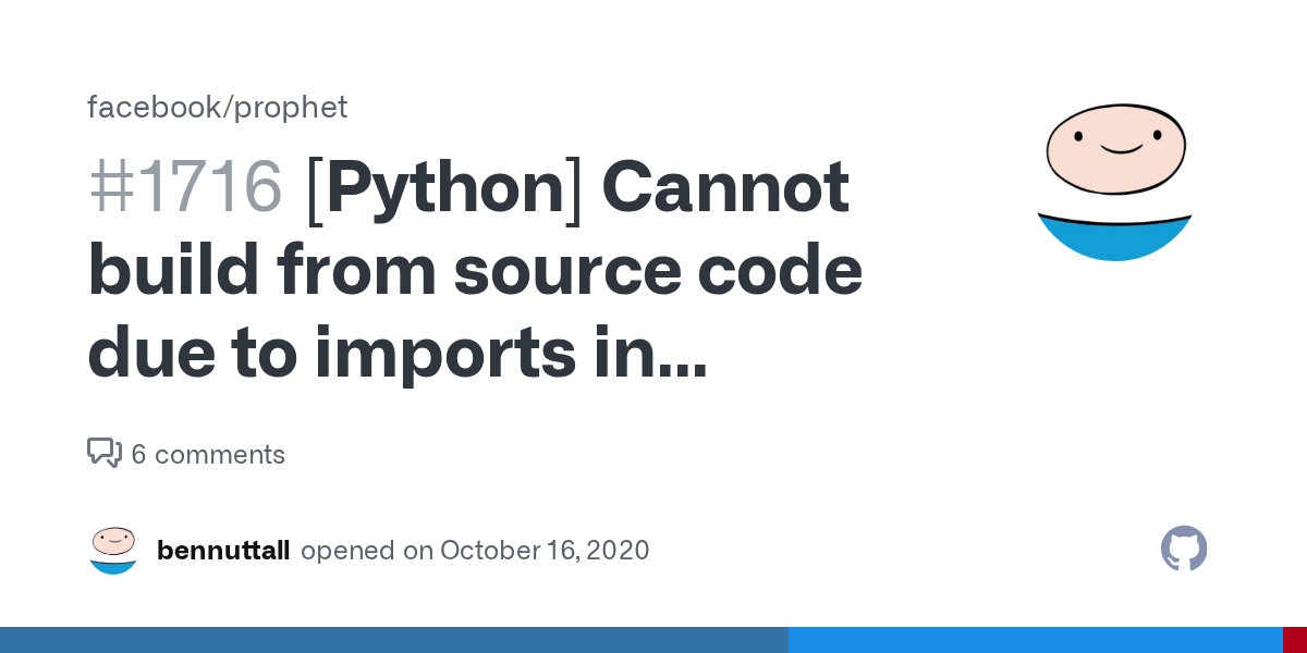 [Python] Cannot build from source code due to imports in setup.py · Issue 1716 · facebook