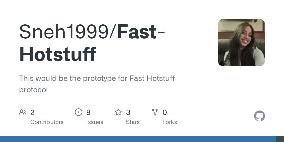 GitHub Sneh1999/FastHotstuff This would be the prototype for Fast