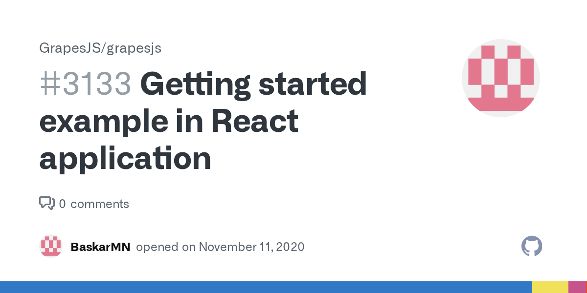 Getting started example in React application · Issue 3133 · GrapesJS