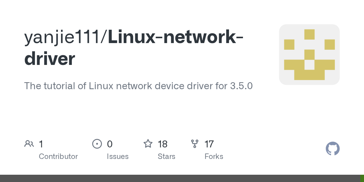 GitHub The tutorial of Linux network
