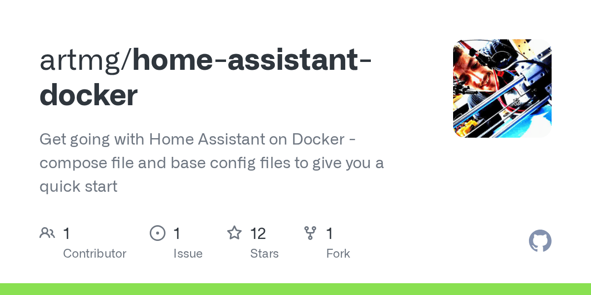GitHub artmg/homeassistantdocker Get going with Home Assistant on