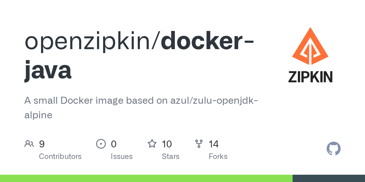 GitHub openzipkin/dockerjava A small Docker image based on azul