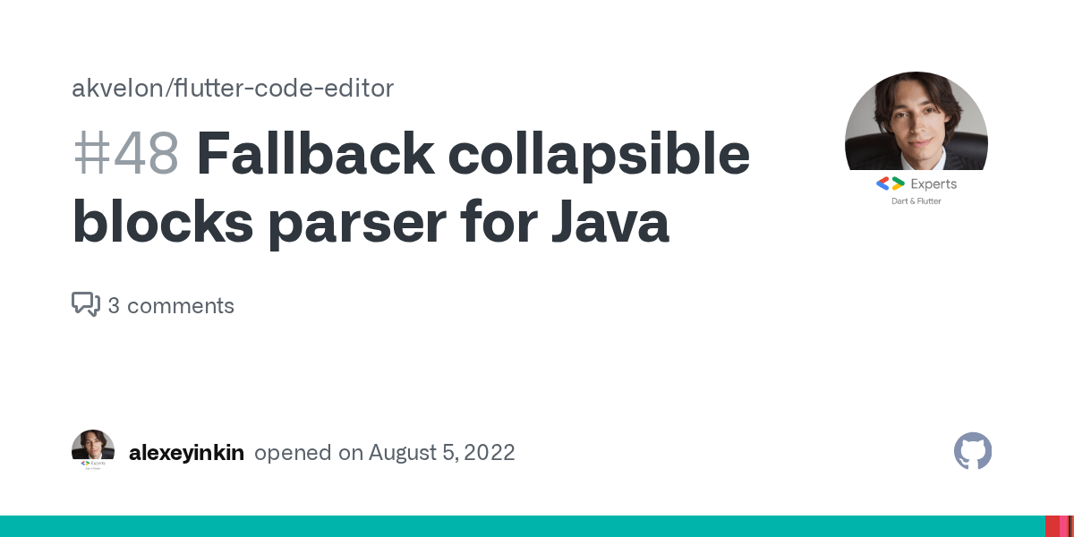 Fallback collapsible blocks parser for Java · Issue 48 · akvelon
