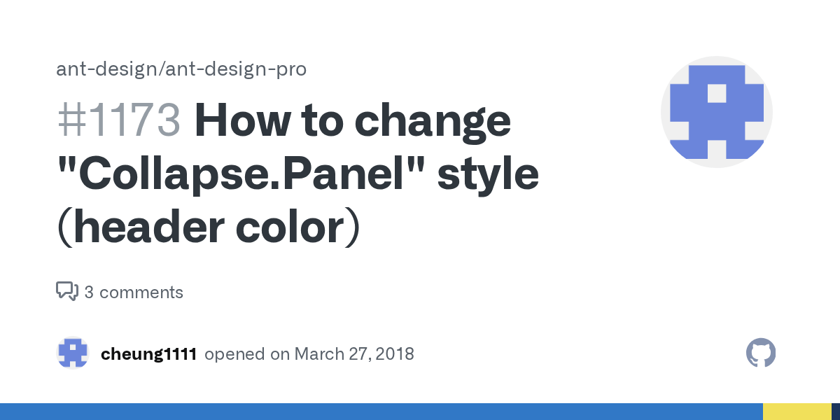 How to change "Collapse.Panel" style (header color) · Issue 1173 · ant