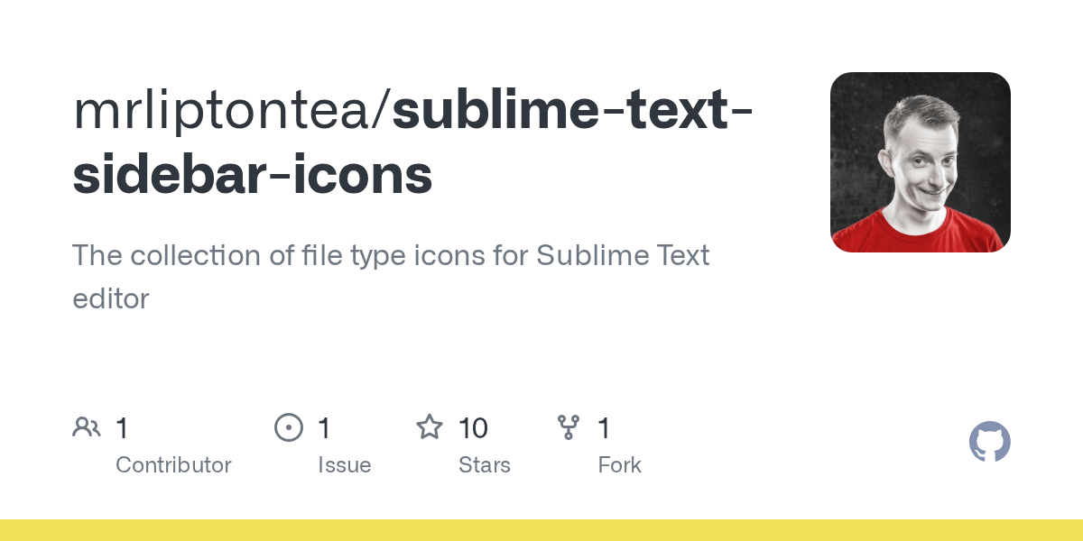 GitHub mrliptontea/sublimetextsidebaricons The collection of file