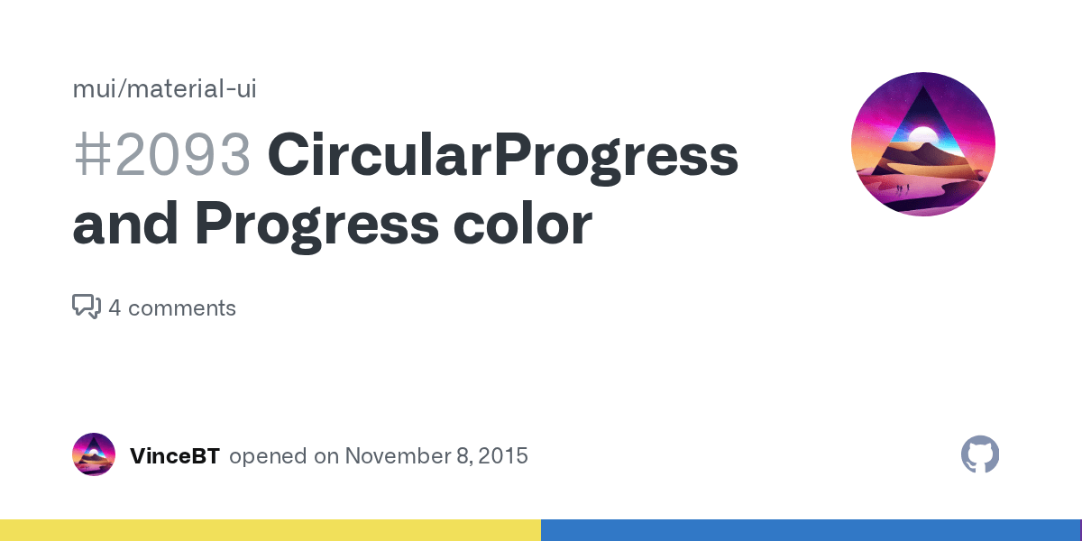 CircularProgress and Progress color · Issue 2093 · mui/materialui
