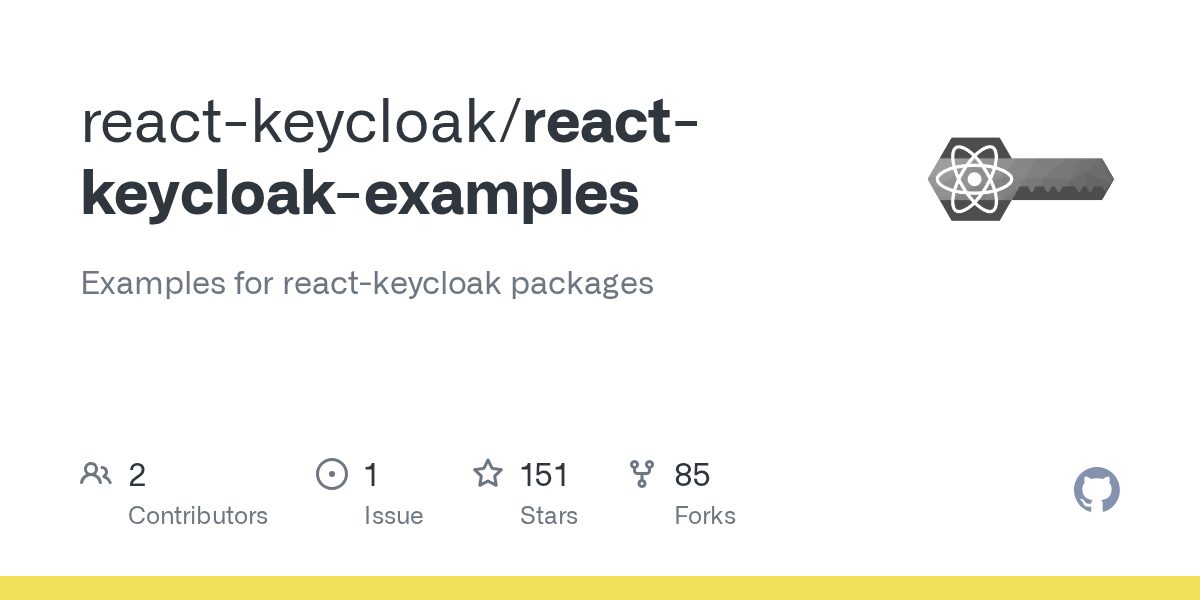 reactkeycloakexamples/README.md at master · reactkeycloak/react