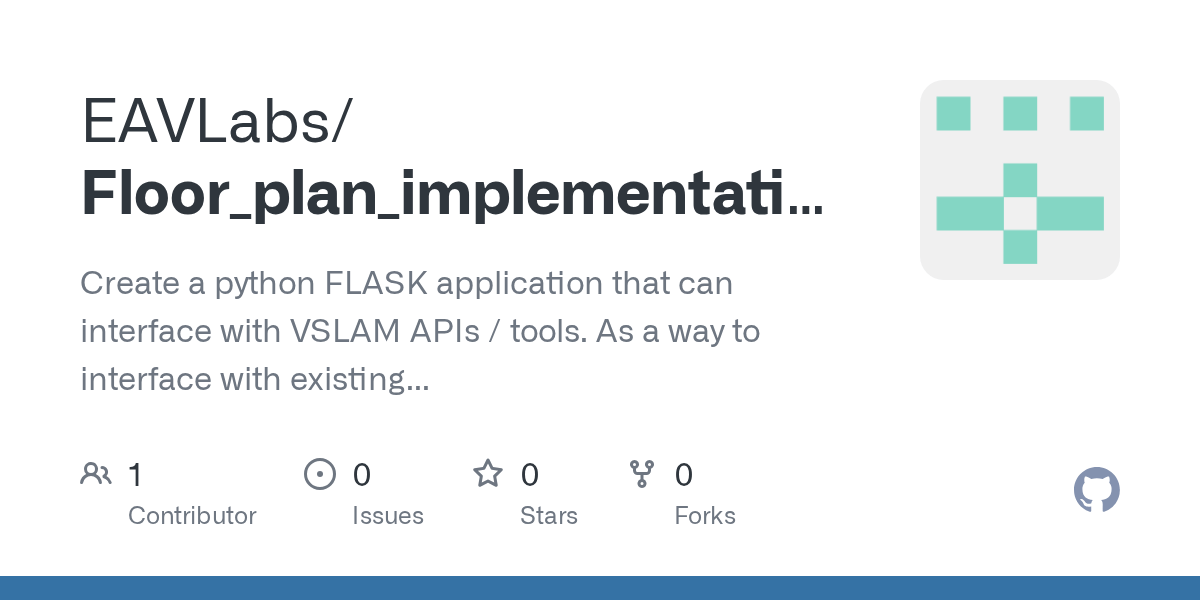 GitHub EAVLabs/Floor_plan_implementation_Flask Create a python FLASK