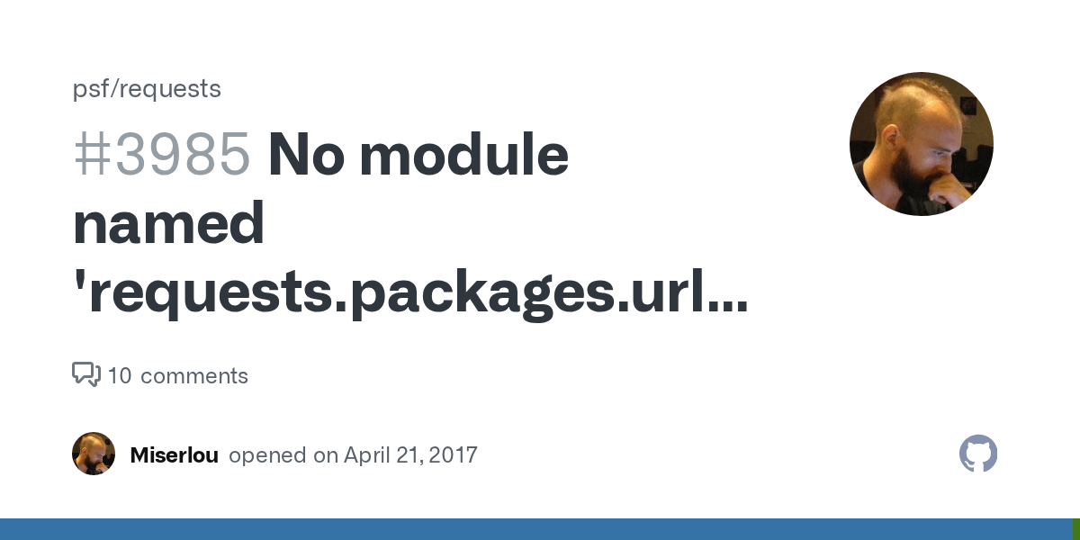 No module named 'requests.packages.urllib3.packages.six' // requests on