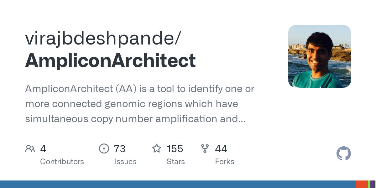 GitHub virajbdeshpande/AmpliconArchitect AmpliconArchitect (AA) is a