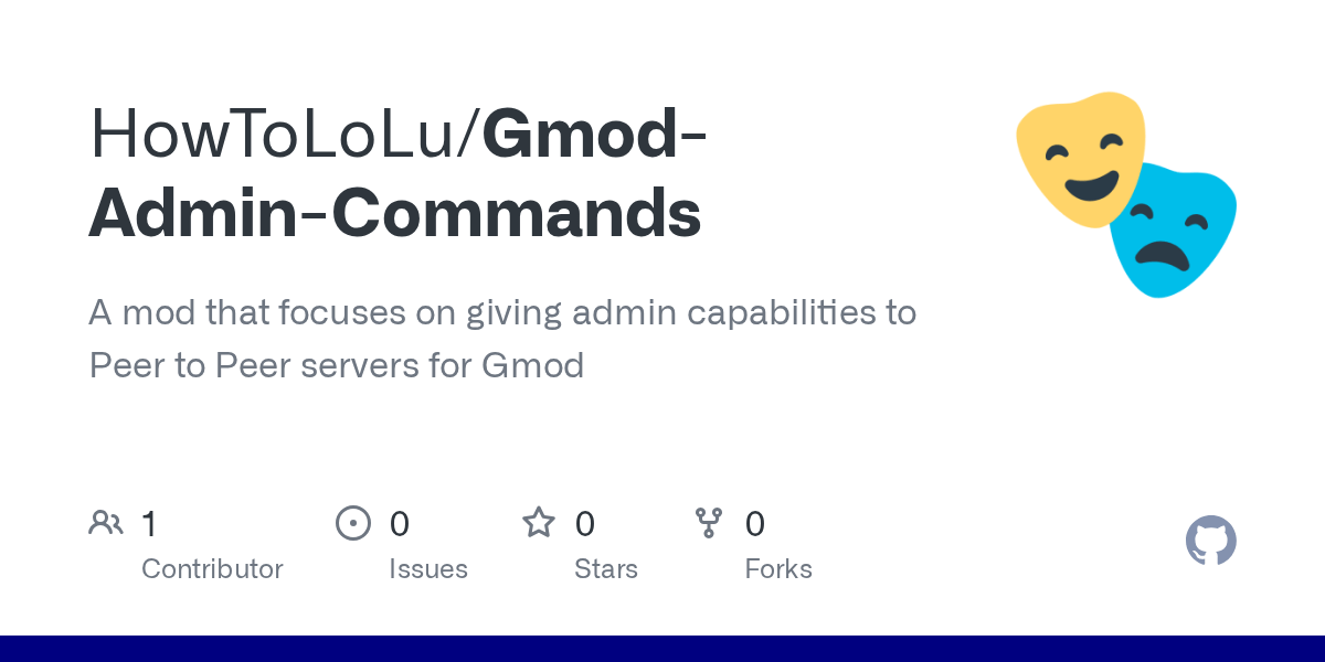 GitHub A mod that focuses on giving admin capabilities to Peer