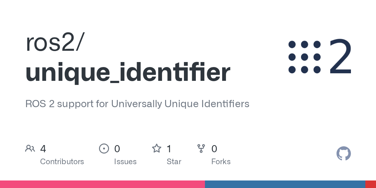 GitHub ros2/unique_identifier ROS 2 support for Universally Unique Identifiers