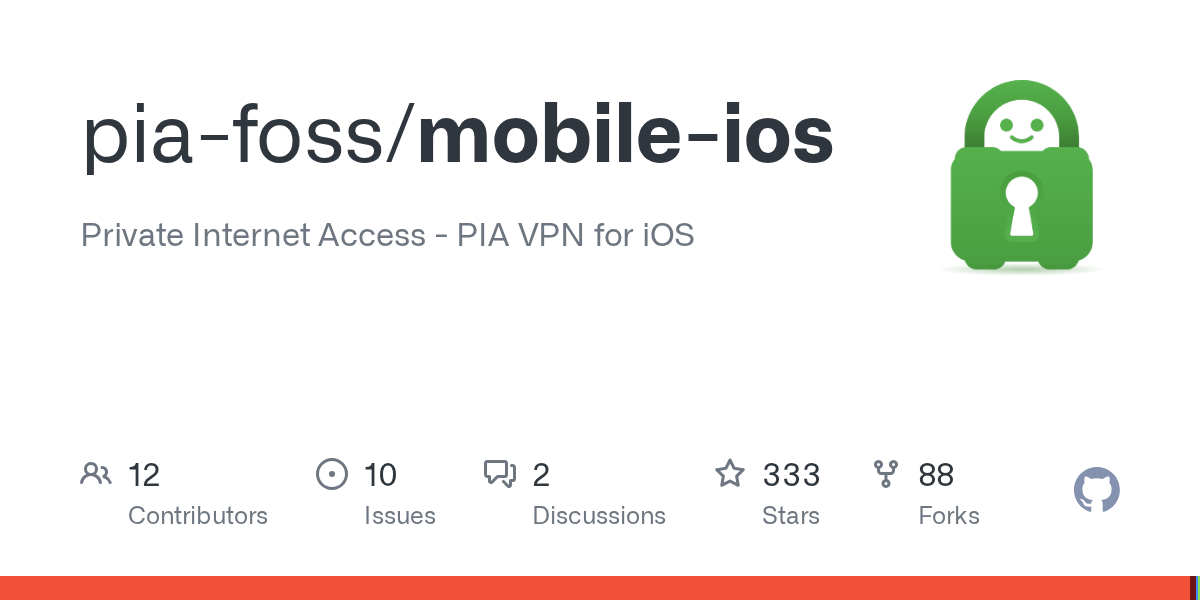 GitHub piafoss/vpnios Private Access PIA VPN for iOS