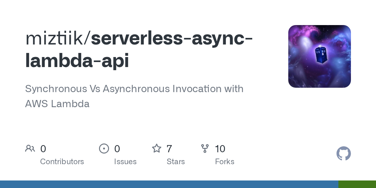 GitHub miztiik/serverlessasynclambdaapi Synchronous Vs