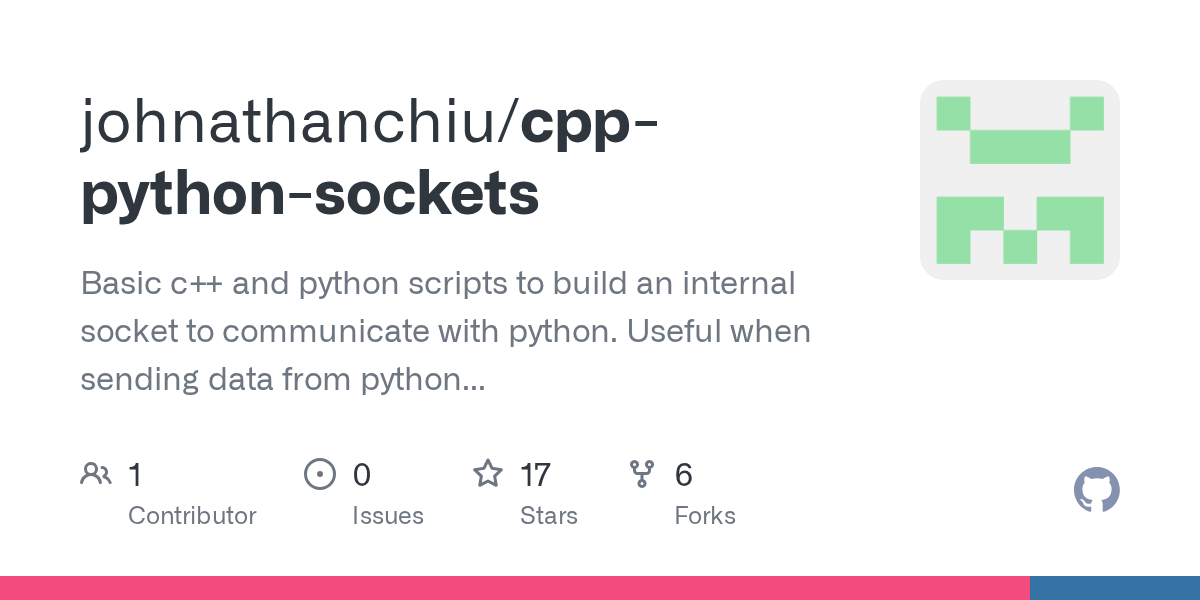 cpppythonsockets/simplesocket.py at master · johnathanchiu/cpppython