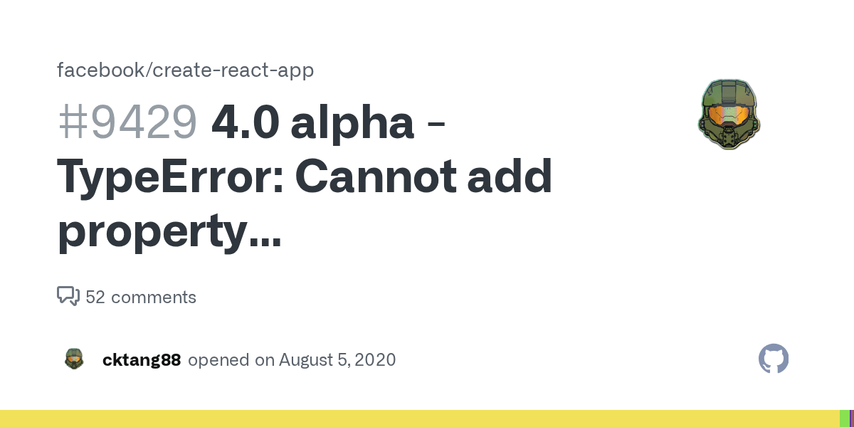 4.0 alpha TypeError Cannot add property noFallthroughCasesInSwitch