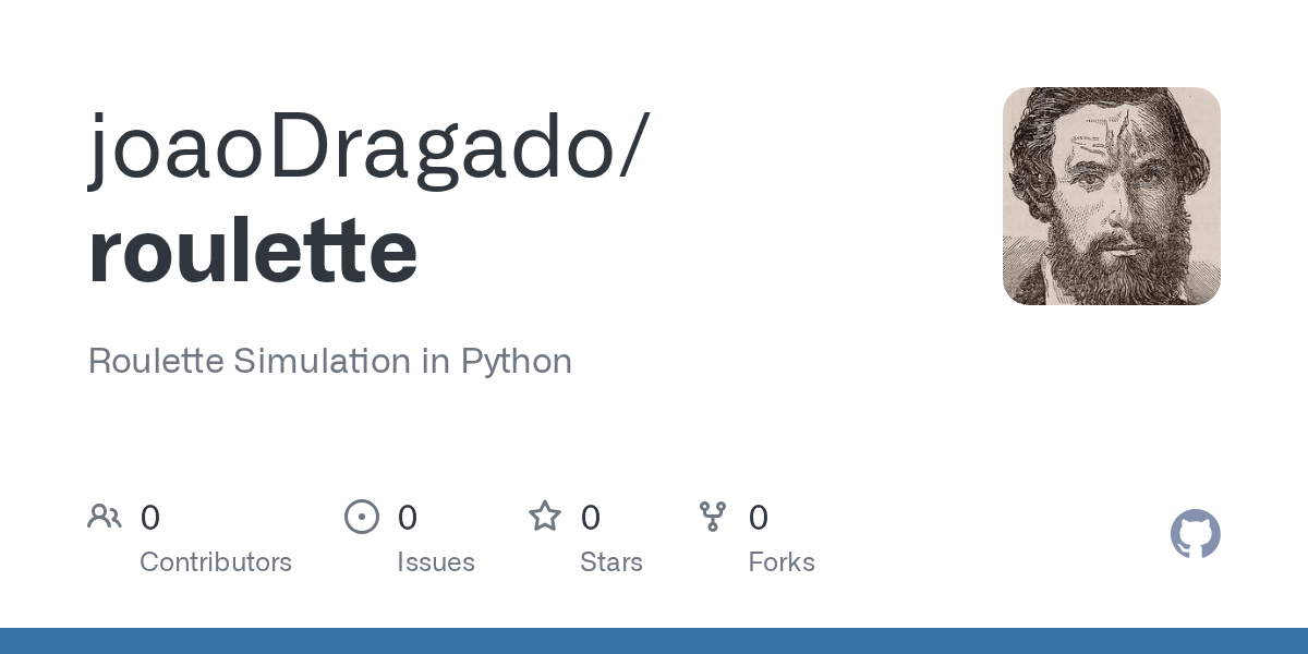 GitHub joaoDragado/roulette Roulette Simulation in Python