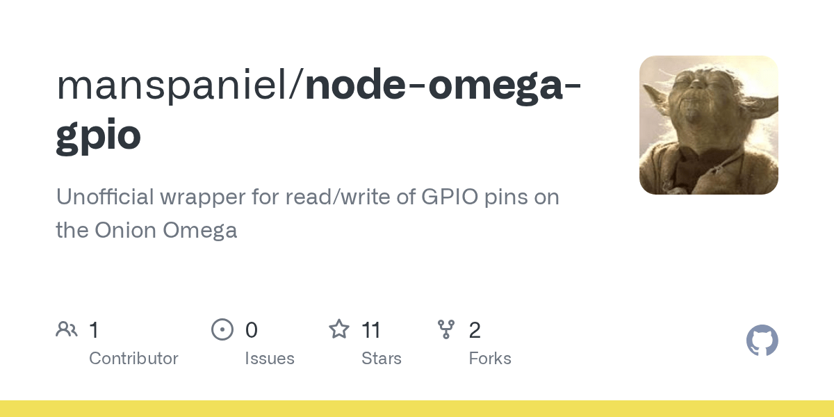 GitHub manspaniel/nodeomegagpio Unofficial wrapper for read/write