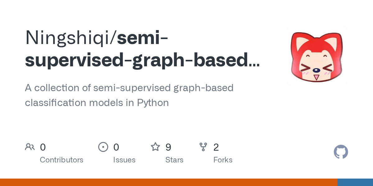 GitHub Ningshiqi/semisupervisedgraphbasedclassification A