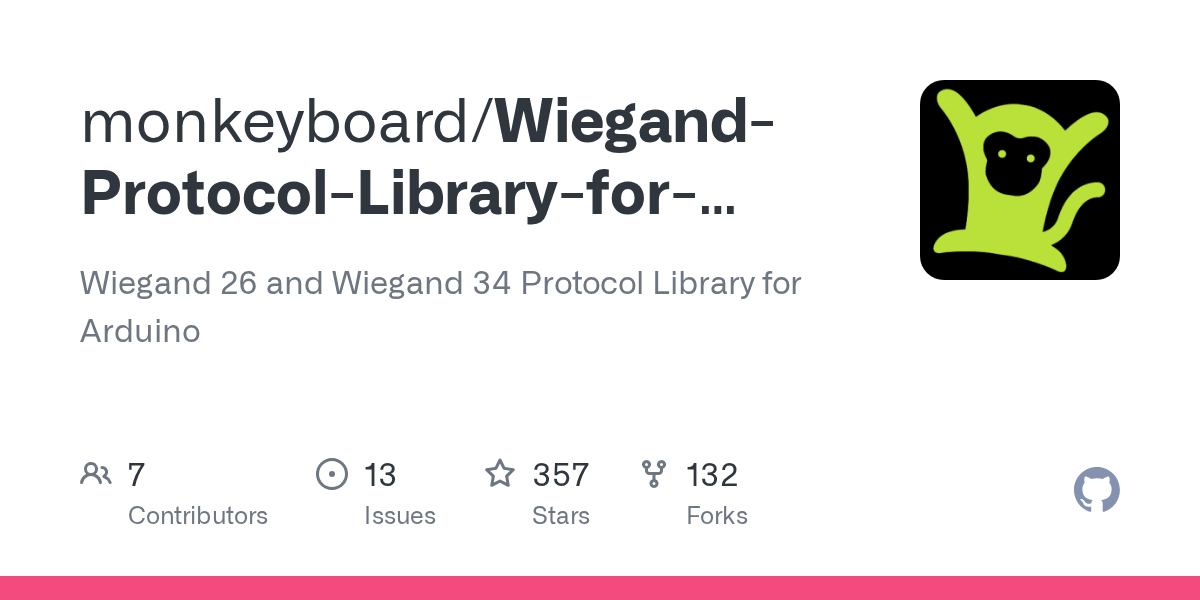 Wiegand-Protocol-Library-for-Arduino/Wiegand.h at master · monkeyboard
