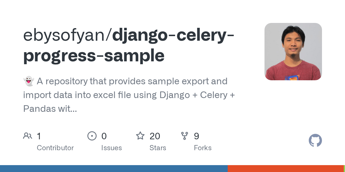 GitHub ebysofyan/djangoceleryprogresssample 👻 A repository that