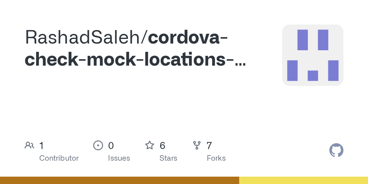 GitHub RashadSaleh/cordovacheckmocklocationsenabledplugin