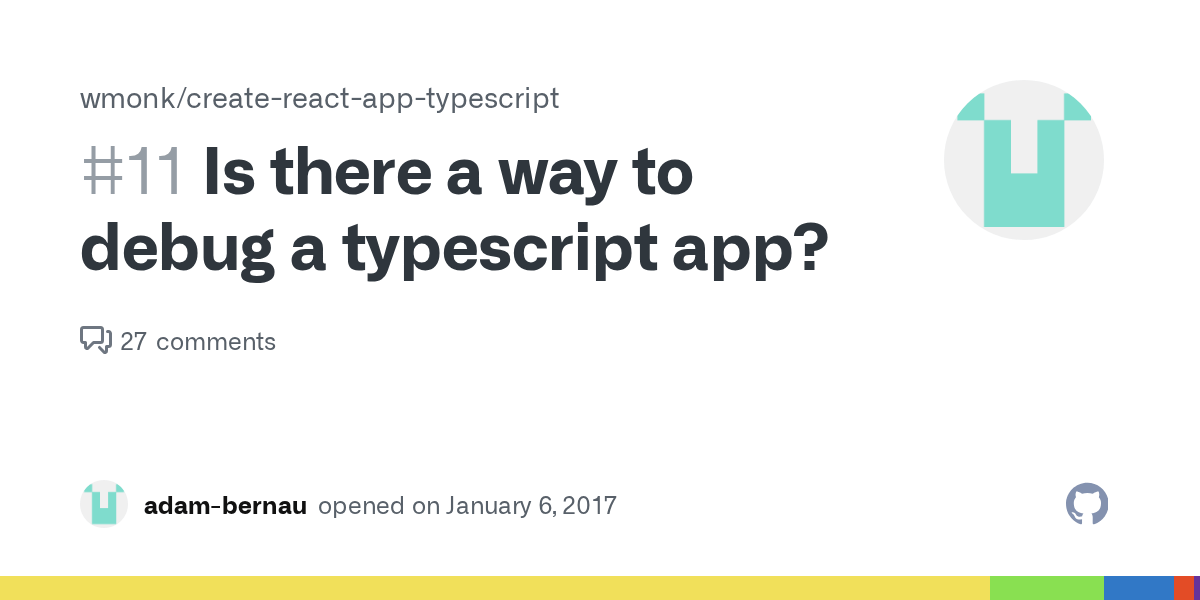 Is there a way to debug a typescript app? · Issue 11
