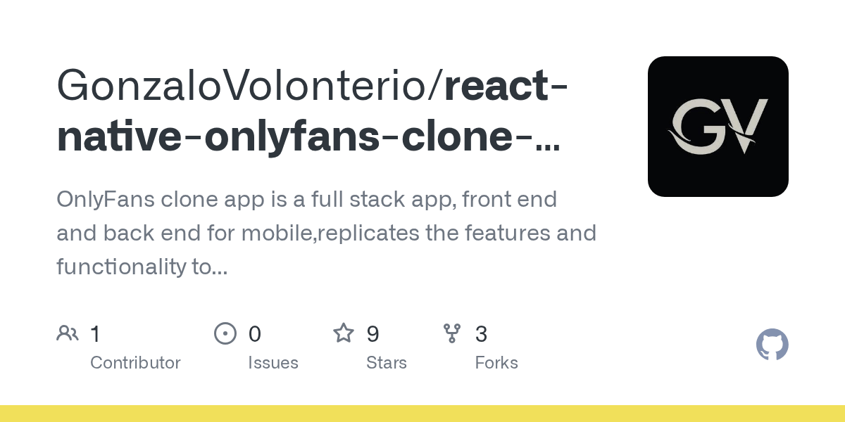GitHub - GonzaloVolonterio/react-native-onlyfans-clone-app: OnlyFans