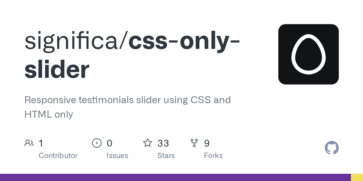 GitHub significa/cssonlyslider Responsive testimonials slider