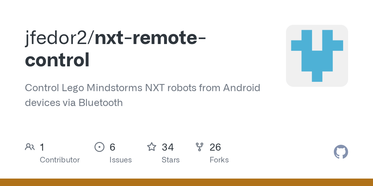 GitHub jfedor2/nxtremotecontrol Control Lego Mindstorms NXT robots