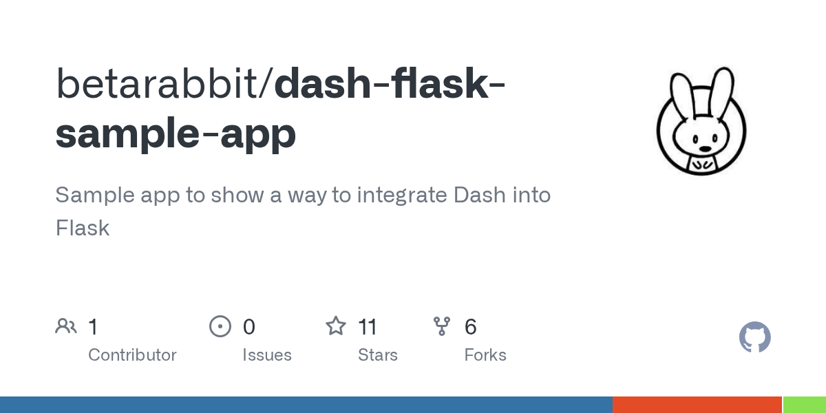 GitHub betarabbit/dashflasksampleapp Sample app to show a way to