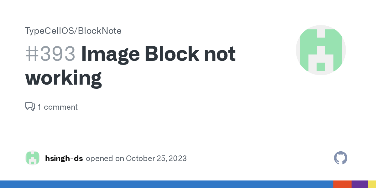 Image Block not working · Issue 393 · TypeCellOS/BlockNote · GitHub