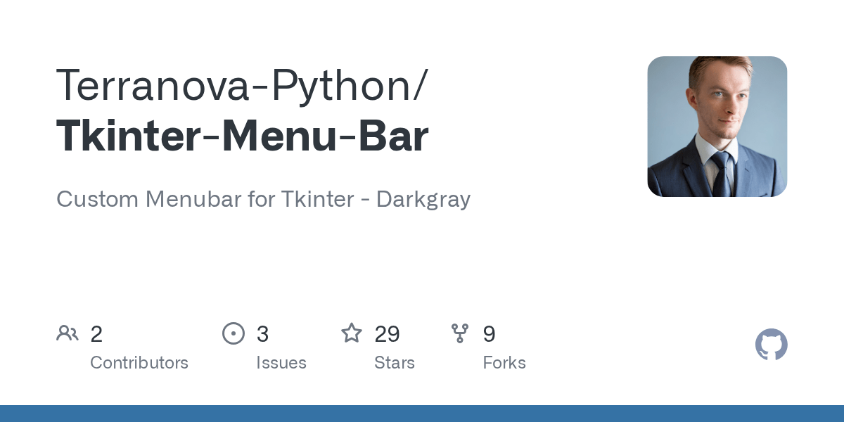 TkinterMenuBar/main.py at main · TerranovaPython/TkinterMenuBar · GitHub