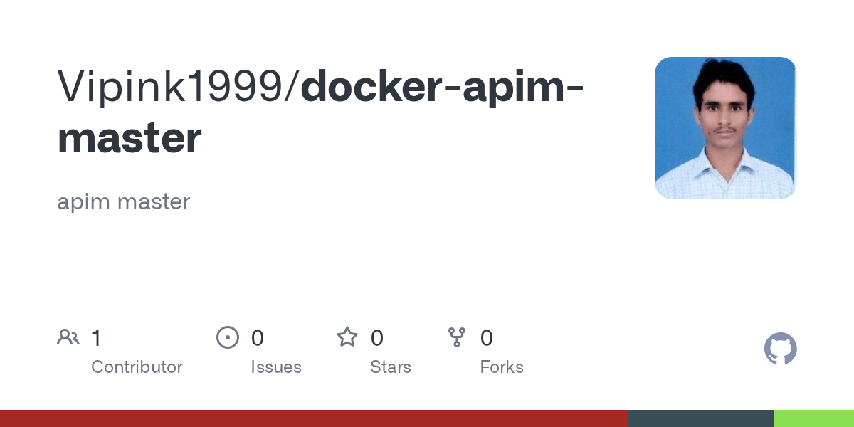 GitHub Vipink1999/dockerapimmaster apim master