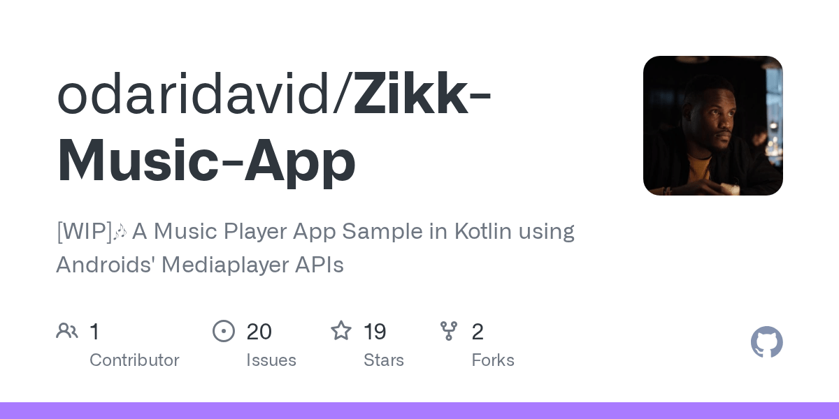 GitHub odaridavid/ZikkMusicApp [WIP]🎶 A Music Player App Sample in