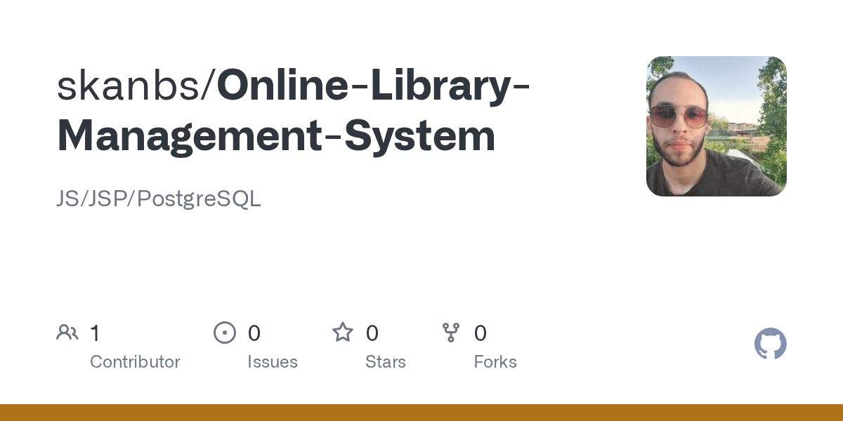 GitHub JS/JSP/PostgreSQL