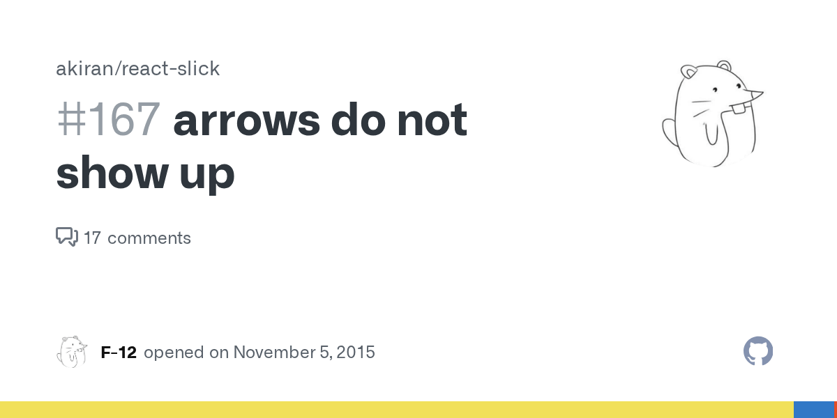 arrows do not show up · Issue 167 · akiran/reactslick · GitHub