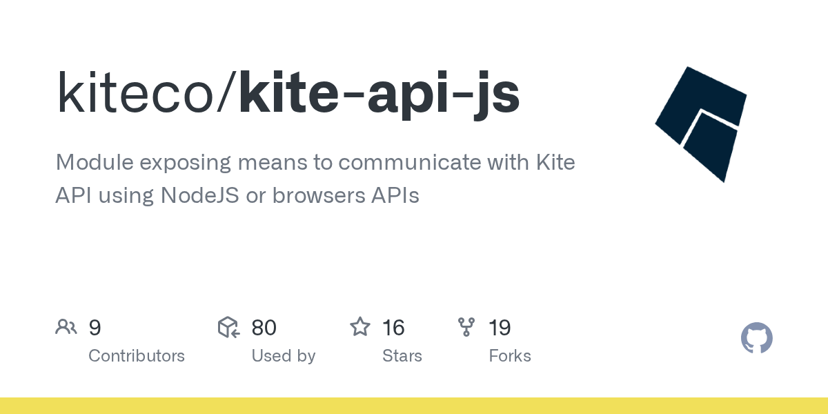 GitHub kiteco/kiteapijs Module exposing means to communicate with