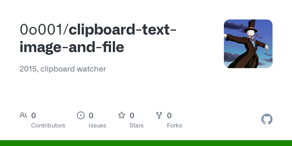 GitHub mrna0/clipboardtextimageandfile 2015, clipboard watcher