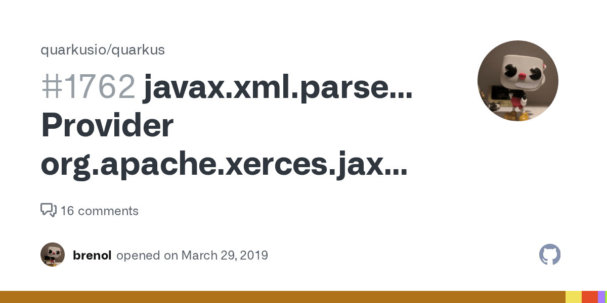javax.xml.parsers.FactoryConfigurationError Provider org.apache.xerces