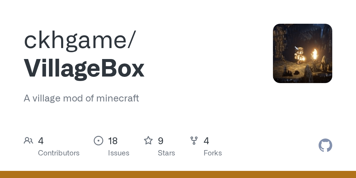 GitHub ckhgame/VillageBox A village mod of minecraft