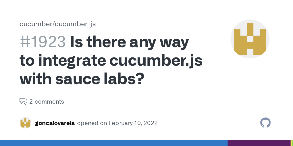 Is there any way to integrate cucumber.js with sauce labs? · Issue