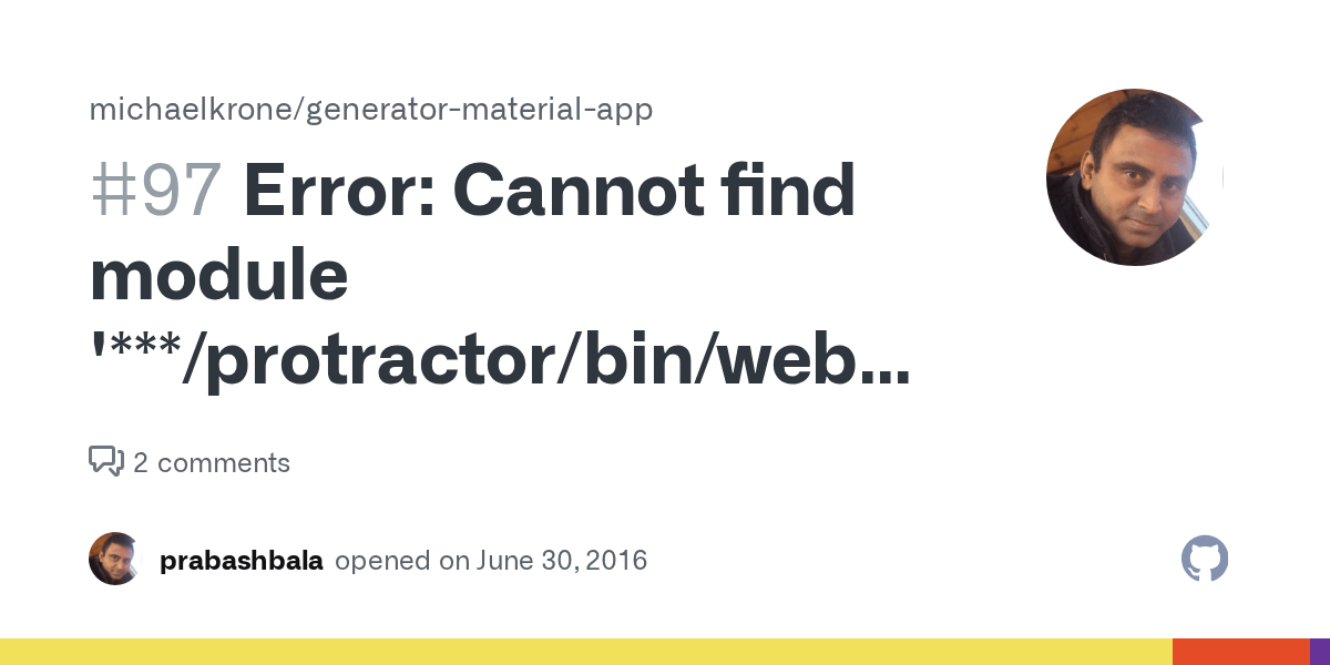 Error Cannot find module '***/protractor/bin/webdrivermanager