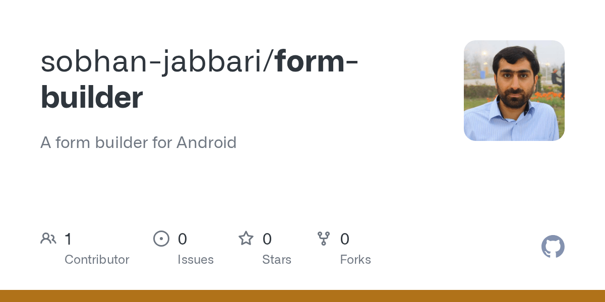 GitHub sobhanjabbari/formbuilder A form builder for Android