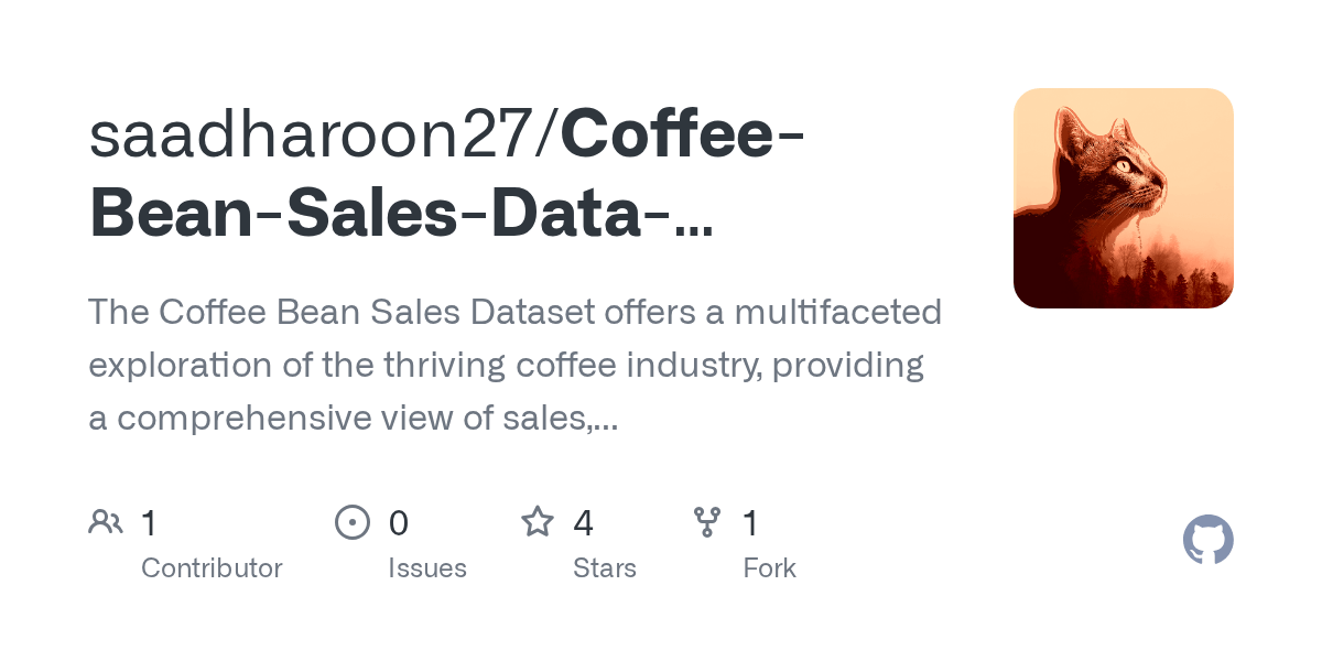 GitHub saadharoon27/CoffeeBeanSalesDataAnalysisOnExcel The