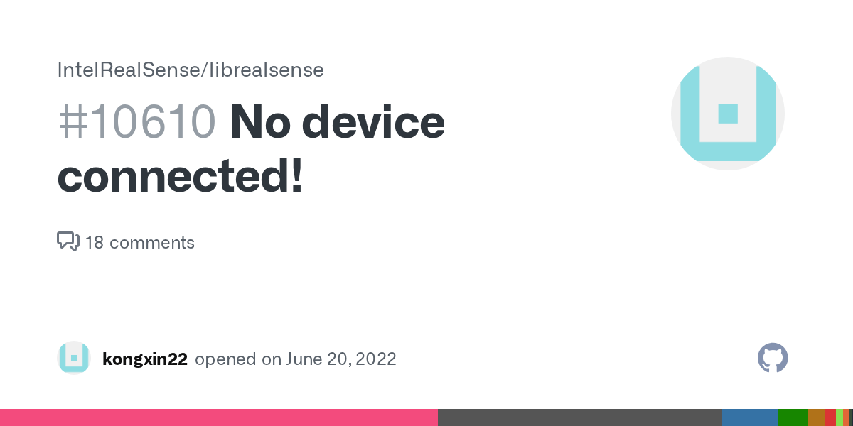 No device connected! · Issue 10610 · IntelRealSense/librealsense · GitHub