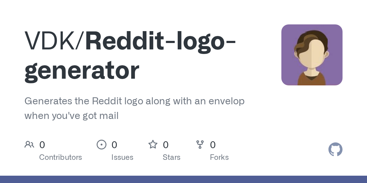 GitHub VDK/Redditlogogenerator Generates the Reddit logo along