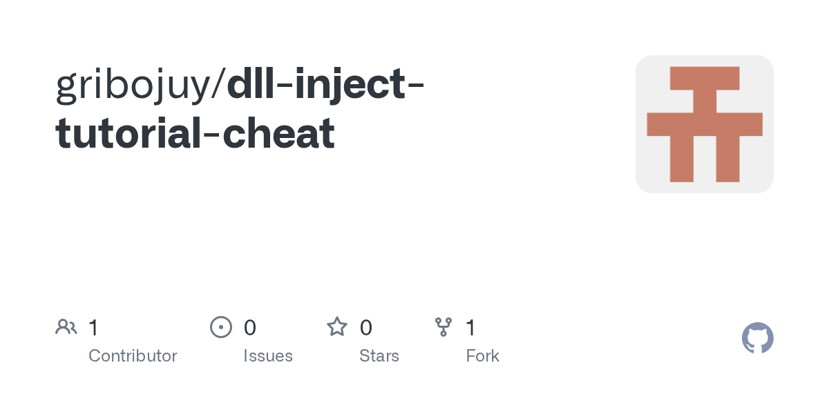 GitHub doxersky/dllinjecttutorialcheat
